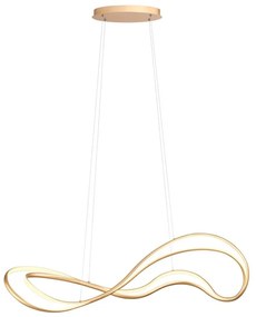 Redo 01-3598 - LED ściemnialny żyrandol na lince TEMPEST LED/58W/230V złoty