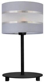 Lampa stołowa HELEN 1xE27/15W/230V szary/czarny