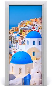 Fototapeta samoprzylepna na drzwi Miasto Santorini