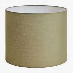 Arlina Abażur Do Lampy Z Tkaniny Salvia Zieleń & Ø50 Cm - ↑40 Cm - Sklum