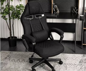 Fotel gamingowy obrotowy Hatteria – ergonomiczny fotel do gier i pracy z mechanizmem TILT