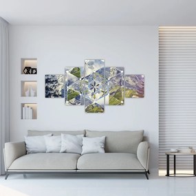Obraz - Figura geometryczna (125x70 cm)
