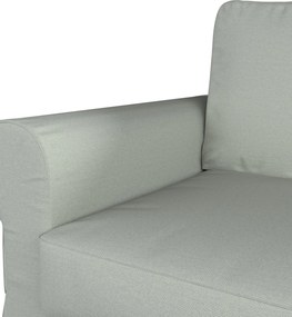 Pokrowiec na sofę Backabro rozkładaną z leżanką kolor niebieski tkanina strukturalna