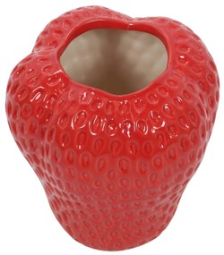 Ceramiczny wazon truskawka MUZ, 16 cm