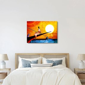 Obraz z okresu starożytnego malarstwa (70x50 cm)