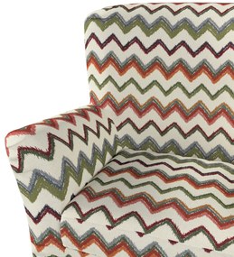 Pokrowiec na fotel Tomelilla wysoki z zakładkami