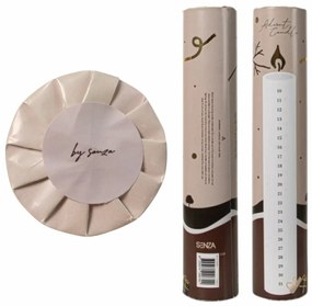 PROMOCJA Świeca adwentowa NUMIRA 25 cm, biała II. jakość