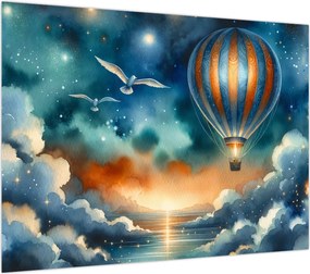 Obraz - Lot pod nocnym niebem (70x50 cm)