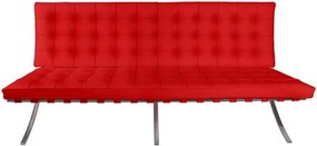Sofa dwuosobowa BA2 insp. Barcelona skóra naturalna
