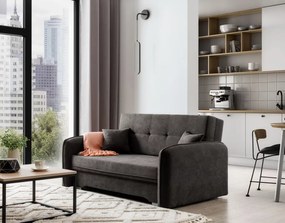 Rozkładana dwuosobowa sofa LAINE, ciemnoszara