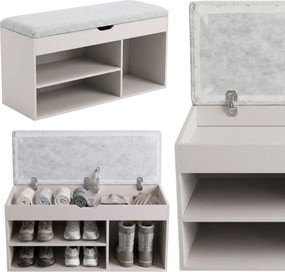 Szafka na buty z siedziskiem TRIA, 80 x 43 x 30 cm