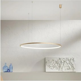 Ondaluce - LED ściemnialny żyrandol na lince SOEL LED/38W/230V śr. 80 cm złoty