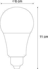 E27 Dimmable LED Żarówka A60 Opal 9W 806lm 2700-6500K