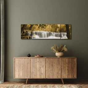Obraz - Wodospad, vintage (170x50 cm)
