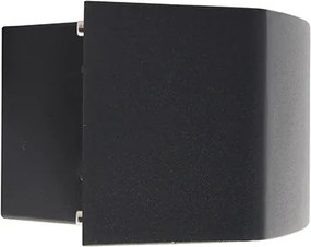 Nowoczesna lampa ścienna zewnętrzna grafitowa 14,3 cm IP44 - Latina