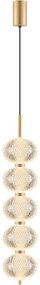 Zuma Line 003064-034756 - LED Żyrandol na przewodzie GALATEA LED/30W/230V złoty