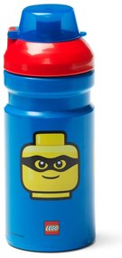 Niebieska butelka na wodę z czerwoną zakrętką LEGO® Iconic, 390 ml