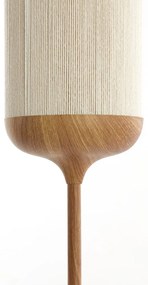 Lampa stojąca w naturalnym kolorze z tekstylnym kloszem (wysokość 159 cm) Dania – Light &amp; Living