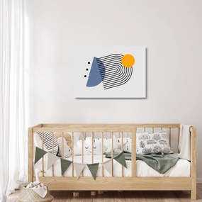 Obraz na szkle - Minimalistyczna abstrakcja N⁰2 (70x50 cm)