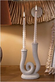 Świecznik z żywicy polimerowej Stons – Mauro Ferretti