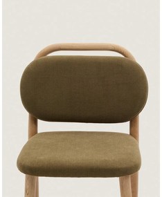 Hoker w kolorze khaki (wysokość siedziska 66 cm) Helda – Kave Home