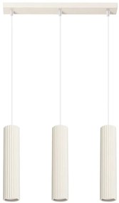 Potrójna beżowa lampa wisząca - D298 A0-F93