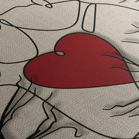 Obraz - Zakochana para (125x70 cm)