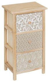 Wysoka komoda z litego drewna paulowni 34x61 cm – Casa Selección