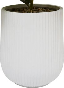 Sztuczna hortensja w ceramicznej doniczce MIKA, biała, wys. 100 cm