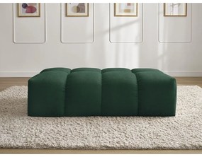 Zielony podnóżek z materiału bouclé Everest – Bobochic Paris