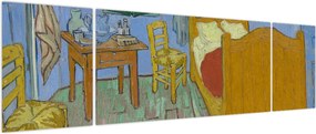 Obraz - Vincent van Gogh, The Bedroom, reprodukcje (170x50 cm)