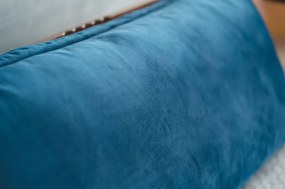 Poduszka na zagłówek PILLOW CHIC 2 VELVET 180 granatowa SKANDICA