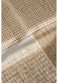Wełniany chodnik odpowiedni do prania/tkany ręcznie w naturalnym kolorze 80x230 cm Unexpected Wool – Lorena Canals