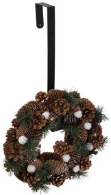 Wieszak na drzwi z uchwytem na wieniec, 38 cm
