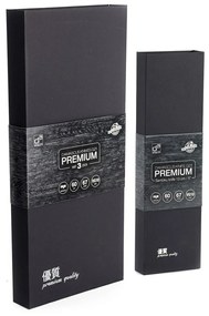 Zestaw noży G21 Damascus Premium w bambusowym bloku, 4 szt. + kamień do ostrzenia