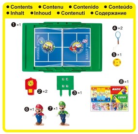 Epoch Super Mario Gra Planszowa Tenis