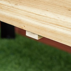 Outsunny podwyższona grządka, 120 cm x 60 cm x 74 cm