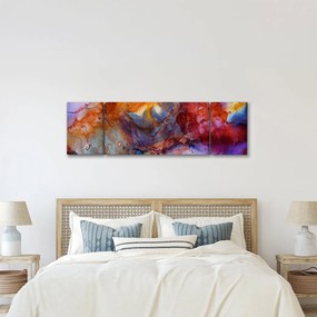 Obraz - Abstrakcyjna sztuka tuszu (170x50 cm)