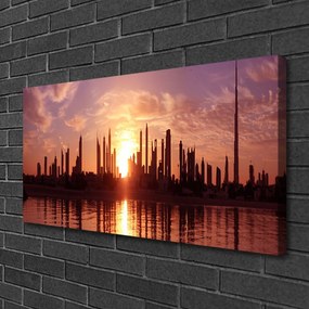 Zdjęcie na płótnie Panorama Nocnego Miasta