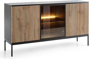 Komoda SENTIERO 154 cm do Salonu Sypialni Czarny