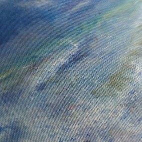 Obraz - Pierre-Auguste Renoir, Seascape, reprodukcje (z zegarem) (90x30 cm)