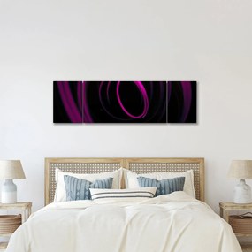 Obraz - fioletowe kresek (170x50 cm)