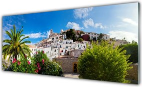 Panel nad blat kuchenny Tropikalna Metropolia pod Palmami