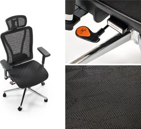 Ergonomiczny fotel biurowy Vixen Halmar, zgodny z normą BHP