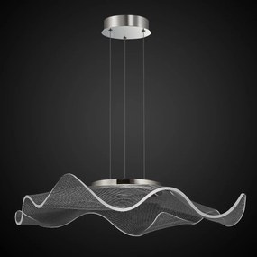 Transparentna lampa wisząca z akrylowym kloszem Velo No.2