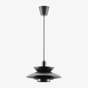 Lampa Sufitowa Wisząca Z Żelaza Alicia Czarna - Sklum