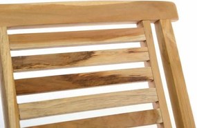 Krzesło ogrodowe DIVERO drewniane składane