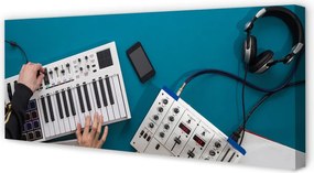 Obraz drukowany na płótnie Sprzęt Do Miksowania Muzyki