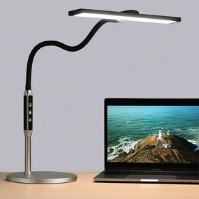 Lampa LED na biurko LUCIO, podstawa, pilot zdalnego sterowania