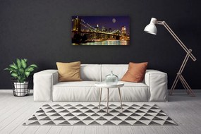 Obraz na płótnie Perspektywa Nowoczesnego Mostu